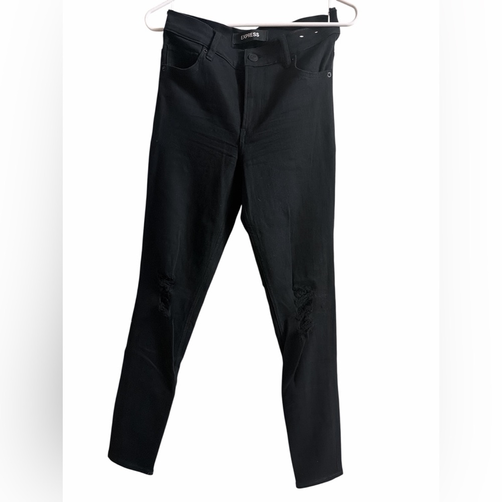 Express Midnight skinny stretch Black Jeans